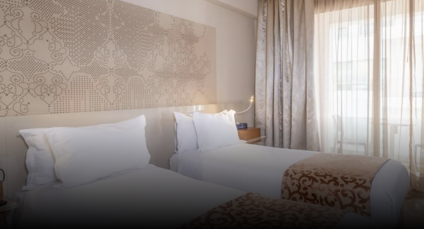 Chambre Supérieure, 2 Lits Simples, Vue Ville